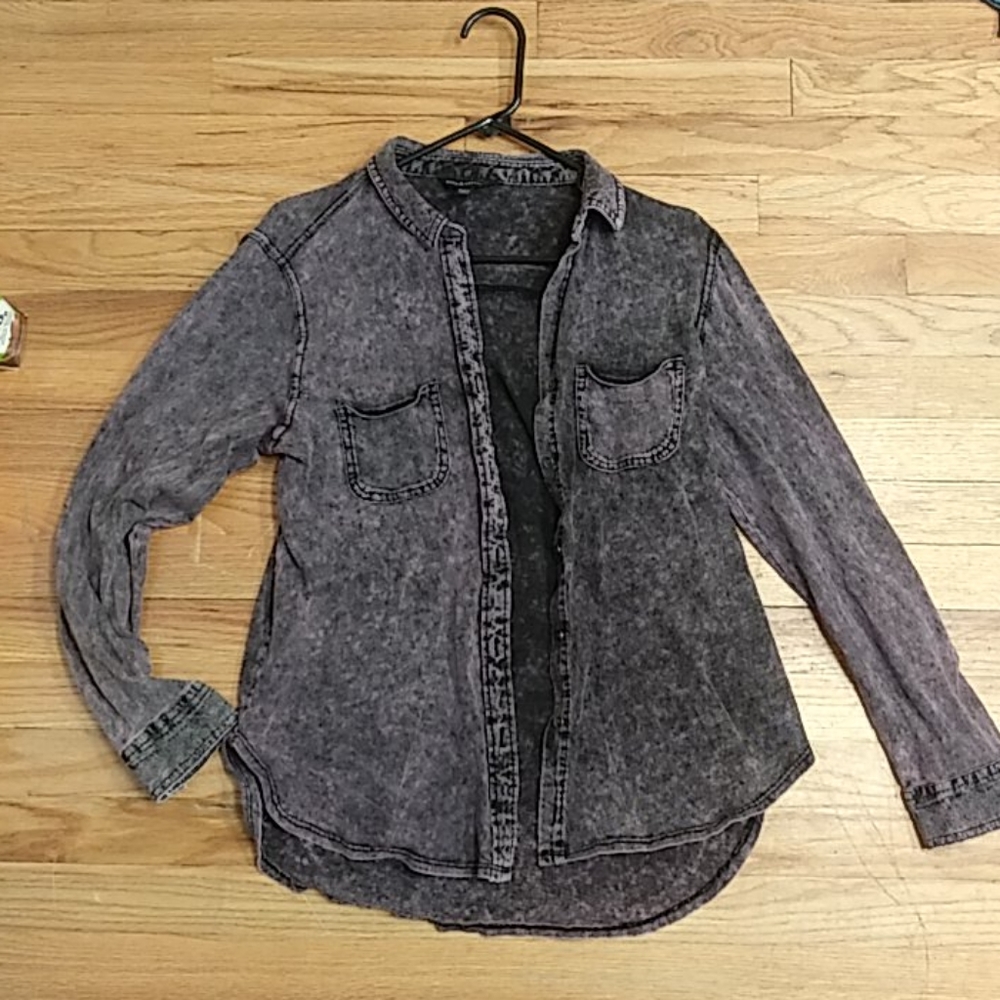 Purple Rock and Republic Long Sleeve Top